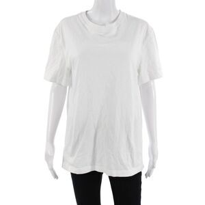 J Crew Mens Cotton White Crew Neck Short Sleeve T Shirt Size S